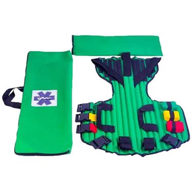 Imagem de Colete para Resgate Tipo KED Adulto Resgate Militaria Imobilizador Dorsal Resgatex com Bolsa