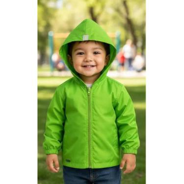Imagem de Jaqueta Corta Vento Infantil Tamanho 02 Big Day Inverno, Verde  big da
