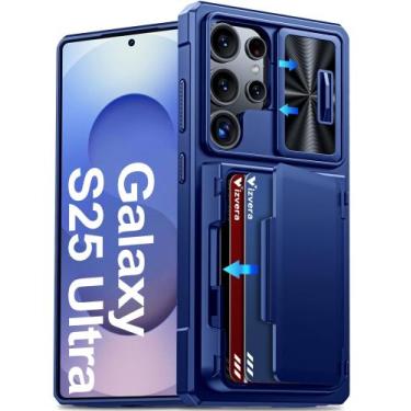 Imagem de Capa de Celular Vizvera com Carteira para Samsung Galaxy S25 Ultra - A