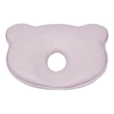 Imagem de Travesseiro Para Bebê Anatômico Urso Conforto - Genérica, Rosa Claro