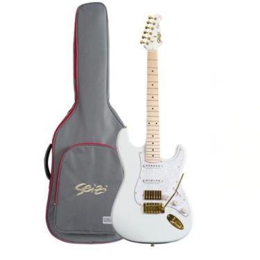 Imagem de Guitarra Elétrica Seizi Vintage Budokan HSS Reinaldo Meirelles MP Whit