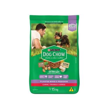 Imagem de Ração Premium para Cachorro Dog Chow ExtraLife - Filhote Carne Frango 