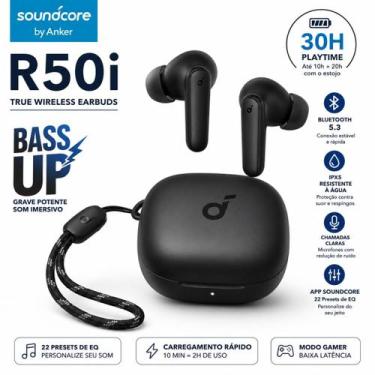 Imagem de Fone Bluetooth R50i Anker Sem Fio TWS Graves Potentes IPX5 Bluetooth 5