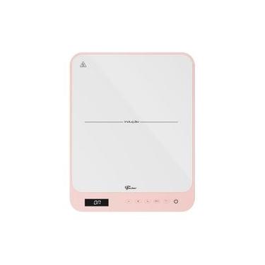 Imagem de Cooktop de Indução Fischer 1 Boca Vitrocerâmico Touch Screen Rosa Bivolt
