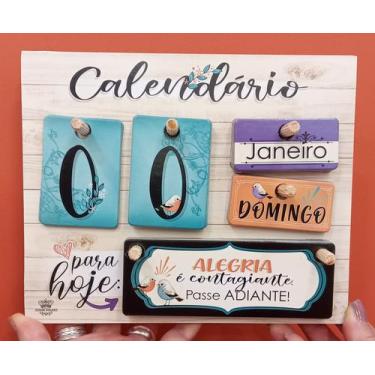 Imagem de Calendário Permanente Colorido - Zenir