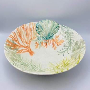 Imagem de Saladeira em Melamina Desenho Coral (laranja) 31x12cm - EC