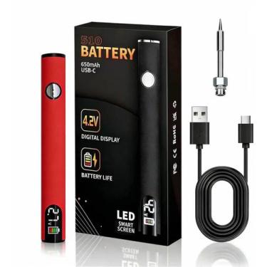 Imagem de Caneta de Ferro de Solda ZMJY USB-C 650mAh Tela LED 3 Temperaturas
