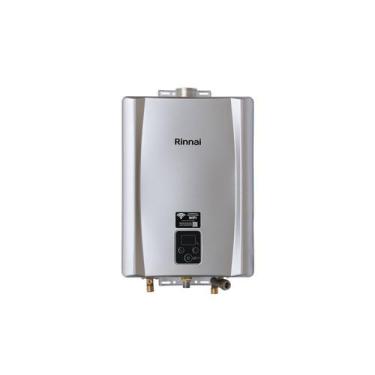 Imagem de Aquecedor de Água Rinnai Digital 21 Litros Gn Reu-E211 Cinza Bivolt