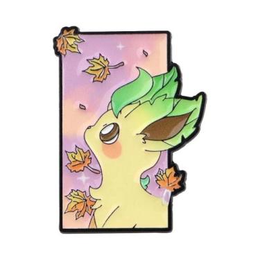Imagem de Pins De Esmalte De Desenho Animado De Elfo E Animal De Anime, Broche D