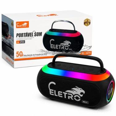 Imagem de Som Portátil Electromex EL-1079 para Reuniões e Entretenimento - ELETR