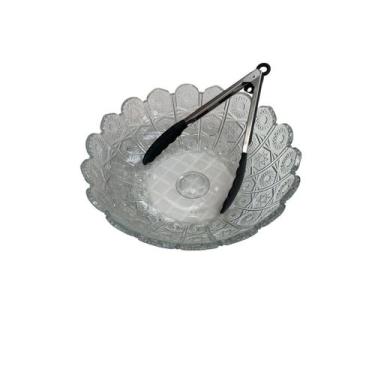 Imagem de Saladeira de vidro 29,5 GIRASSOL com pegador - Utensilios do Chef