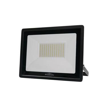 Imagem de Refletor Blumenau Led Tech 100W Preto Bivolt 6500K Luz Branca