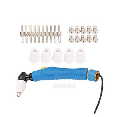 Imagem de Kit de anel de gás para bocal de eletrodo de ponta de plasma, PT-31 Corpo de tocha de cortador de plasma LG40, tocha consumível para CUT-40D LGK-40