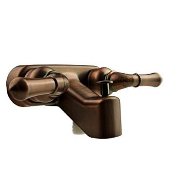 Imagem de Dura Faucet DF-SA110C-ORB RV Tub & torneira do chuveiro válvula de desvio com alças clássicas (Bronze Finish)
