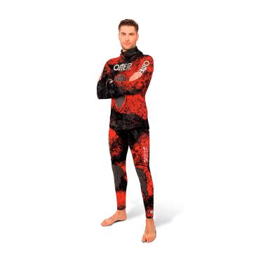 Imagem de Jaqueta 3 Mm de Roupa de Neoprene, 2 Peças, Red Stone, 167-172 Cm, 63-70 Kg, S/2, [We103G2], Omer