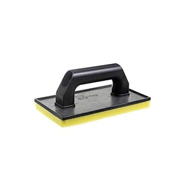 Imagem de Desempenadeira Plástica com Espuma Cabo Plástico Preta 23x11,9cm