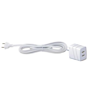 Imagem de Extensão Cabo Prolongador Usb Duplo A 2,4A 1,5m - Force Line