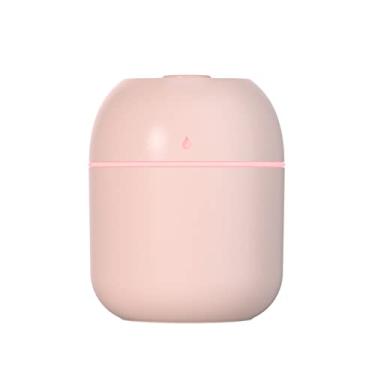 Imagem de 1 pacote com 220 ml Mini umidificador portátil de ar difusor de óleo essencial para aromaterapia pulverizador USB umidificador para aromaterapia Casa (rosa)