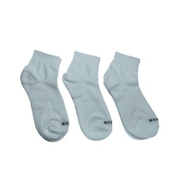 Imagem de Kit Meia de 3 Pares Casual  Unissex em Algodão Cano Medio Hoahi 004homm