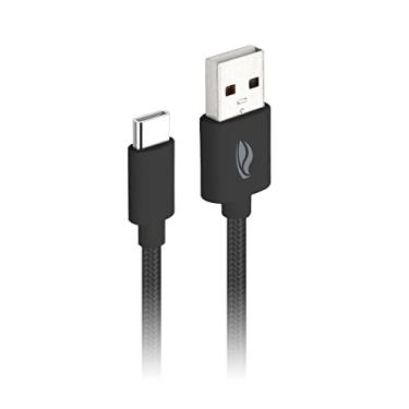 Imagem de Cabo USB para USB C C3Tech CB-C11BK Preto - Cabo 1Metro Ideal para dispositivos com sistema Android e IOS Suporte a Carregamento e Transferência de Dados