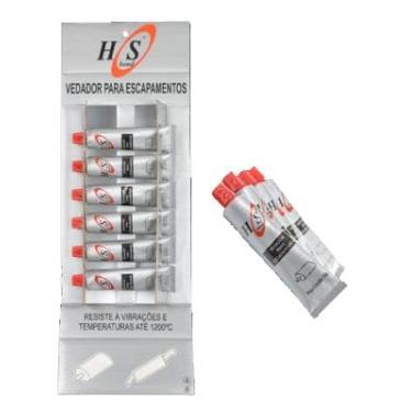 Imagem de Cola Vedador de Escapamento de Carro, Moto, Caminhão - Forno e Estufas