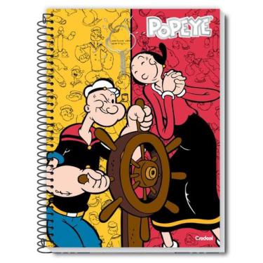Imagem de Caderno Credeal 10X1 Popeye Espiral 160 Folhas