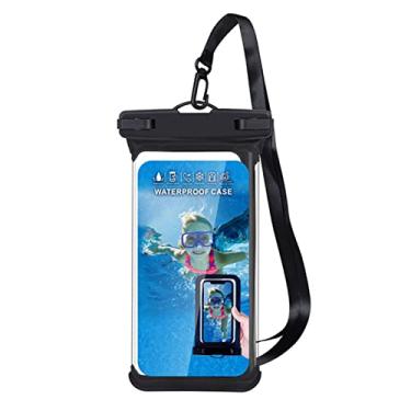 Imagem de Tingpai Bolsa de telefone à prova d'água IPX8 bolsa de telefone TPU à prova d'água com co ão pa esportes aquáticos ao ar livre, caiaque, canoagem, natação