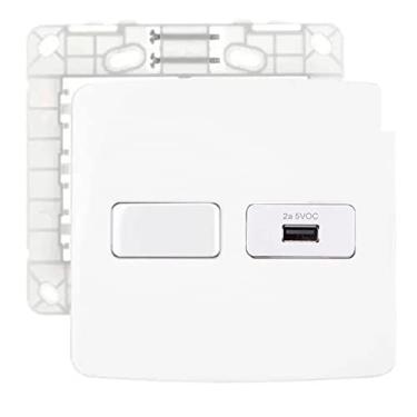 Imagem de Interruptor Intermediário + Tomada USB 2A bivol Margirius B3