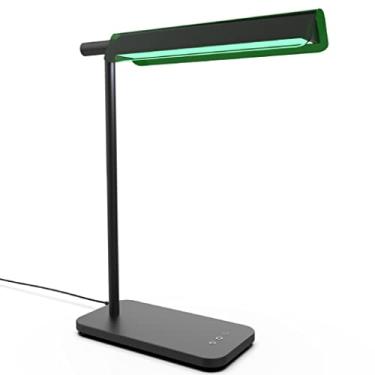Imagem de Newhouse Lighting Luminária de banqueiro LED para mesa, escritório, crianças e estudantes, regulação de toque e mudança de cor, verde moderno