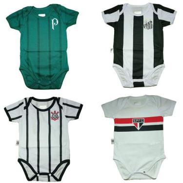 Imagem de Body Bebê Camisa Jogo Futebol Unissex Lindo Licenciado - Rêve D'or Spo
