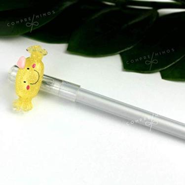 Imagem de Caneta Bala - Tinta Preta Apagável - Ponta Fina 0,5mm