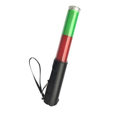 Imagem de Baoblaze varinha de trânsito de sinal de 10 polegadas LED FlashligTraffic Safety com luz - Vermelho Verde, 26 cm