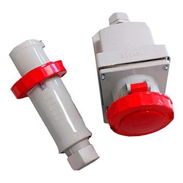 Imagem de Conjunto Industrial Tomada + Plug Steck 3P+T 63a VM Newkon