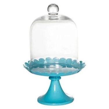 Imagem de Prato p/doces urban metal delicate party azul - Craw
