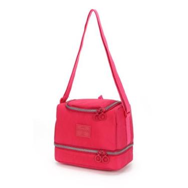 Imagem de Lancheira térmica crinkle pink up4you luxcel - Maxlog Luxcel UP For Yo