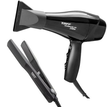 Imagem de KIT TAIFF - SECADOR PROFISSIONAL NEW TOURMALINE ION 2100W 220V - PRANC