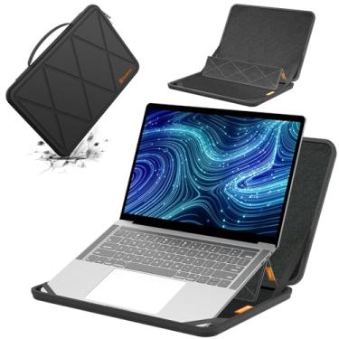 Imagem de Smatree MS50 Capa protetora rígida de EVA com suporte compatível com notebook Dell Latitude 7455 Copilot+PC/7450/7400/7410/7420/7440 ou notebook 2 em 1 (não serve para Inspiron 14 Plus 7440!)