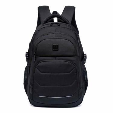 Imagem de Mochila Executiva Notebook Impermeável Reforçada Preta Cor Modelo 2 De