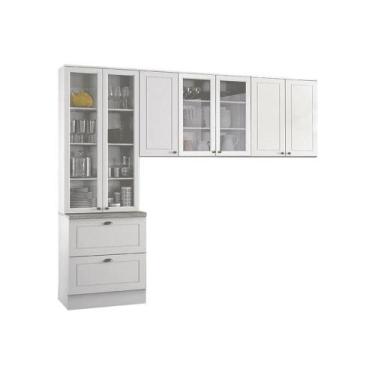 Imagem de Kit de Cozinha Modulada 3 Peças Americana (2 Armários + 1 Paneleiro) C
