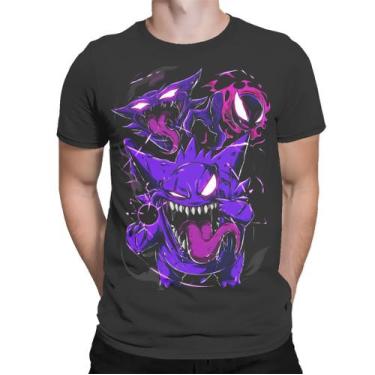 Imagem de Camiseta Unissex  Anime Pokemon  Gengar - Shimai, P