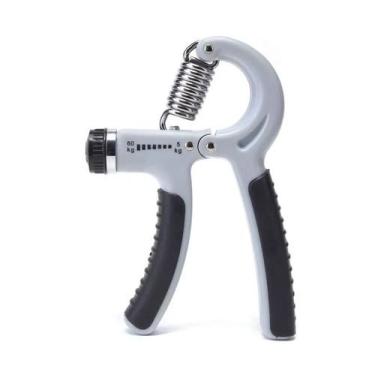 Imagem de Hand Grip Alicate Ajuste 5-60kg Fortalecedor Mãos Antebraço Cinza - BR