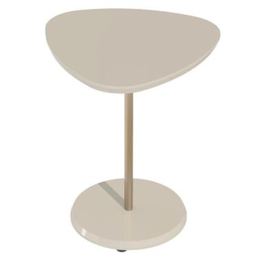 Imagem de Mesa Apoio Alta Mdf Para Sala De Estar 51 Cm 4695 Off White Arly