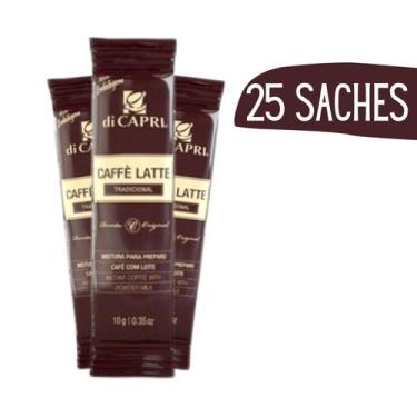 Imagem de Mistura Café Com Leite Em Sache Solúvel Di Capri - 25 Und