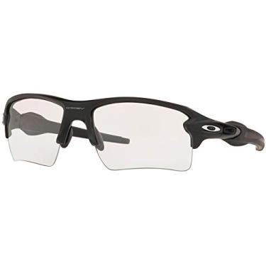 Imagem de Oakley Oo9188 Flak 2.0 XL Óculos de sol retangulares masculinos, Preto fosco/transparente, 59 mm
