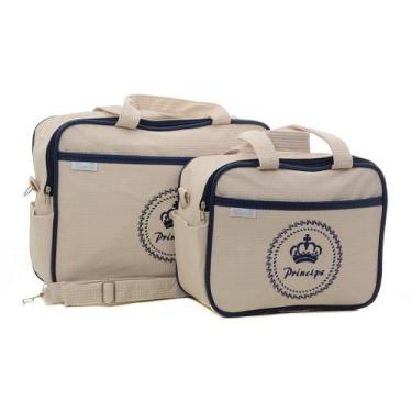 Imagem de Kit Bolsa Bebe Para Maternidade Menino/menina - Rizzicomercio, Palha-A