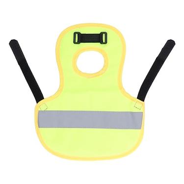 Imagem de Colete reflexivo de frango GRCFUMO quente, suporte de proteção de avental de sela de galinha de aves, avental de sela de galinha ajustável para frango, patos, gansos (Verde Fluorescente)