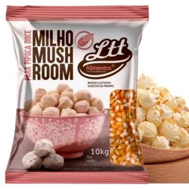 Imagem de Milho Pipoca Ltt Mushroom Redonda Doce Sal Especial Gourmet 10kg - ltt