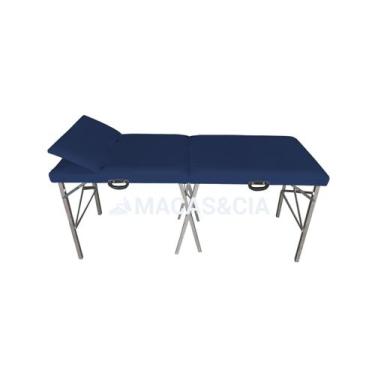 Imagem de Maca Portátil Cabeceira Reclinável 200kg 65cm Largura 10 Cores - BEST 