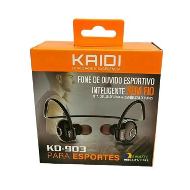 Imagem de Fone Ouvido Kaidi Bluetooth Sem Fio Kd903 Kaidi Kd-903