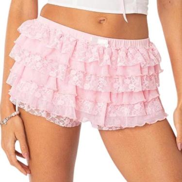 Imagem de Shorts Bloomers Yimoon Lolita com babados Fairy Sweet Women